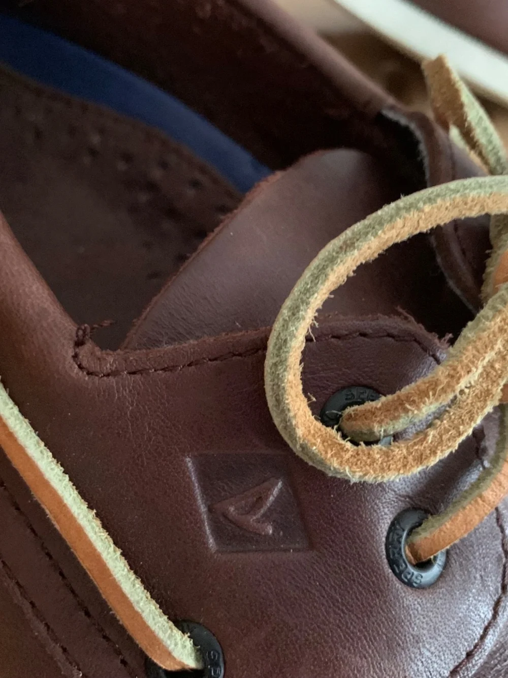 Sperry Top-Sider Brown Leather Boat Shoes Men's Size 12 Classic Moc Loafers